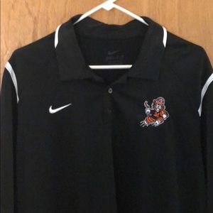 Black Dri-Fit polo